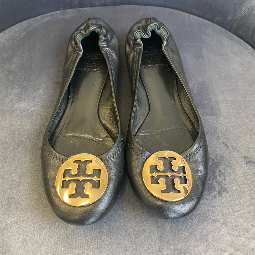 Tory Burch Minnie Travel Ballet Flat Size 7
